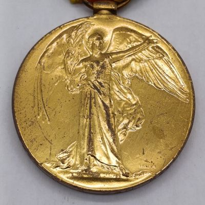 WW1 Victory Medal to private WS van Reenen no.17624 - 1st SAI Regiment, KIA on 21st March 1918 during operation Michael - He was never recovered - mentioned on Panel 95 of the Somme Memorial
