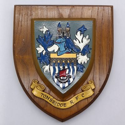 Tonbridge Rugby Football club plaque - pre merger