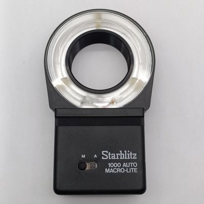 Vintage Starblitz 1000 Auto Macro-lite camera flash for Micro Photography - working