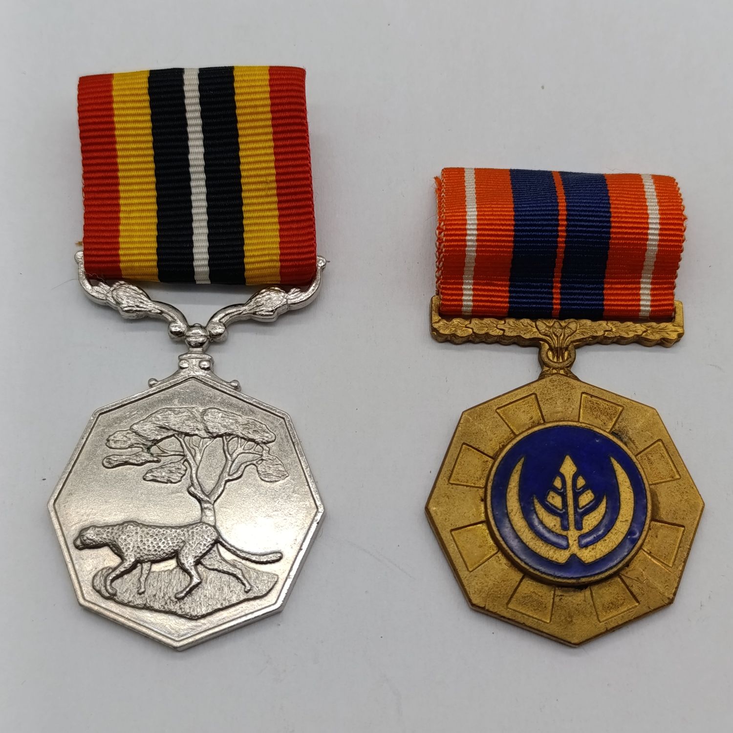 Southern Africa Medal instituted in 1987 for cross border operations (that only continued to 1989) - Copper for these medal sourced from cables recovered from T34-85 Captured during operation Protea