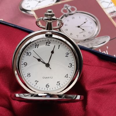 1920's Style Gatsby full hunter quartz pocket watch - #28 Pocket watch collection - with book