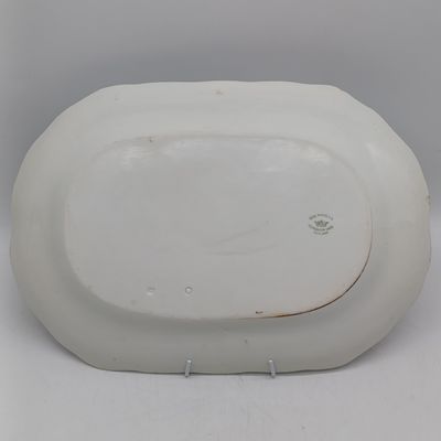 Antique Semi Porcelain Clementson Bros platter - circa 1901-1913