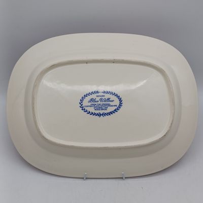 Wood &amp; Sons Genuine Blue Willow transferware platter - in pink colour variant - Circa 1950's