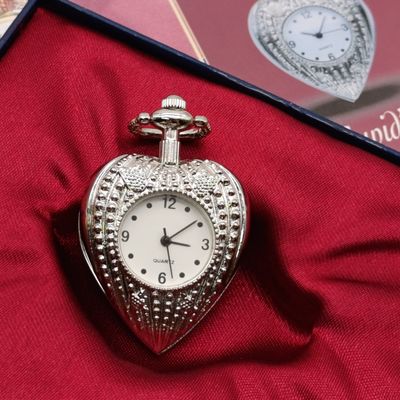 1930's Style Cupid full hunter quartz pocket watch - #104 Pocket watch collection - with book