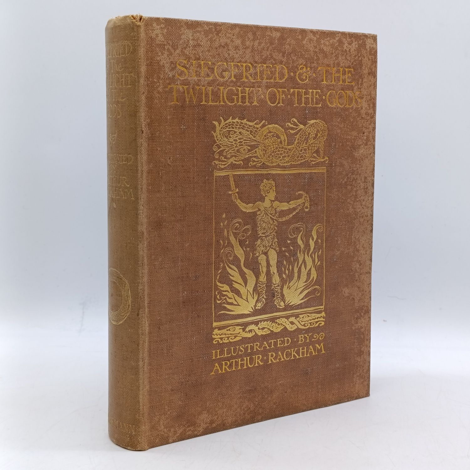 1911 Copy of the Siegfried and the Twilight of the gods by Richard Wagner - 30 Magnificent colour plates by Arthur Rackham - Excellent condition inside