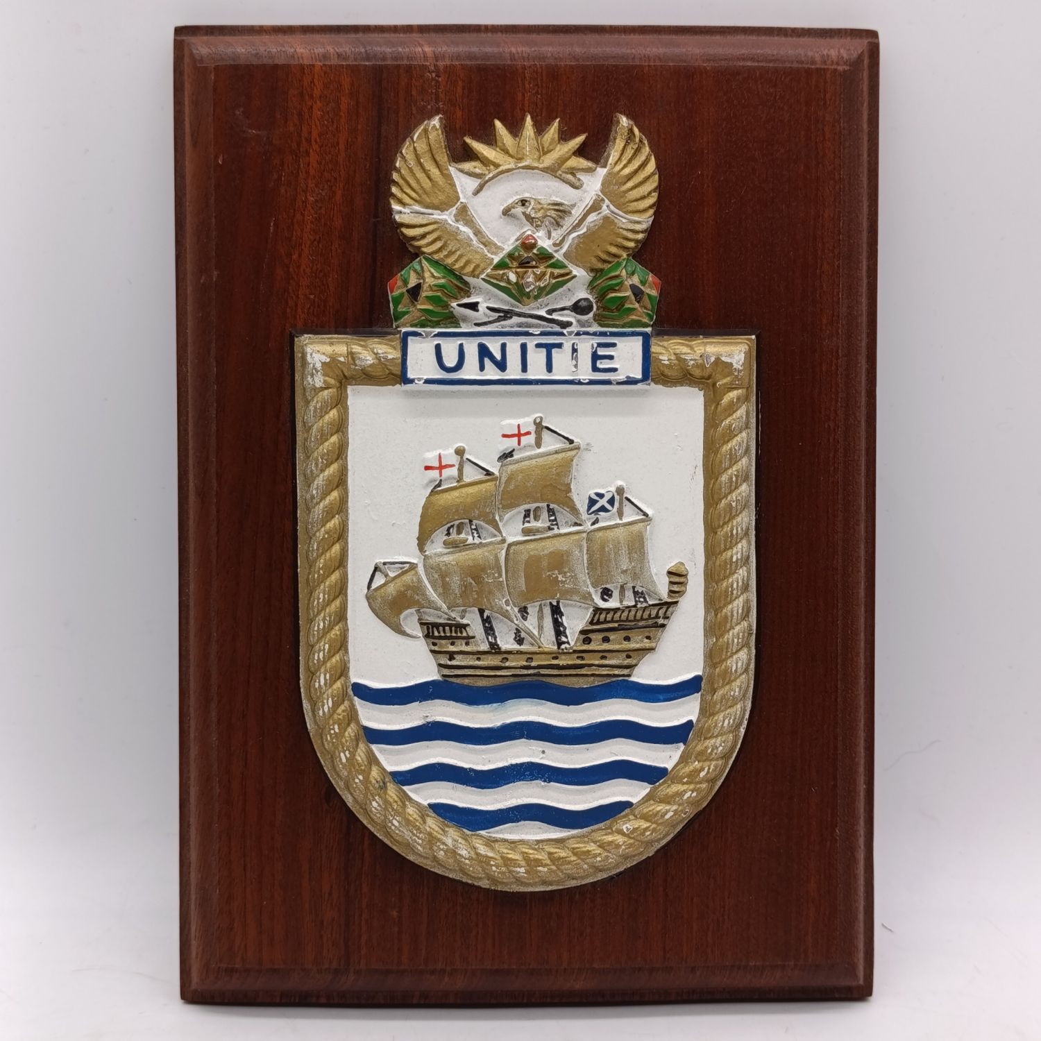 SAS Unitie base (Cape Town harbour) plaque