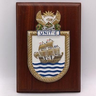 SAS Unitie base (Cape Town harbour) plaque