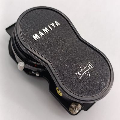 Vintage Mamiya Sekor 55mm f/4.5 medium-format twin-lens in pouch - clean and shutter fires