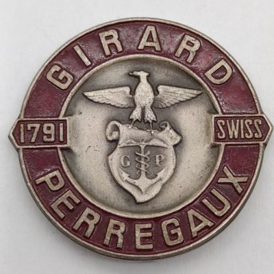 Grand-Perregaux watchmaker promotional lapel badge no. 78 - no lugs