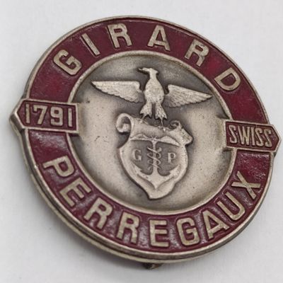 Grand-Perregaux watchmaker promotional lapel badge no. 78 - no lugs