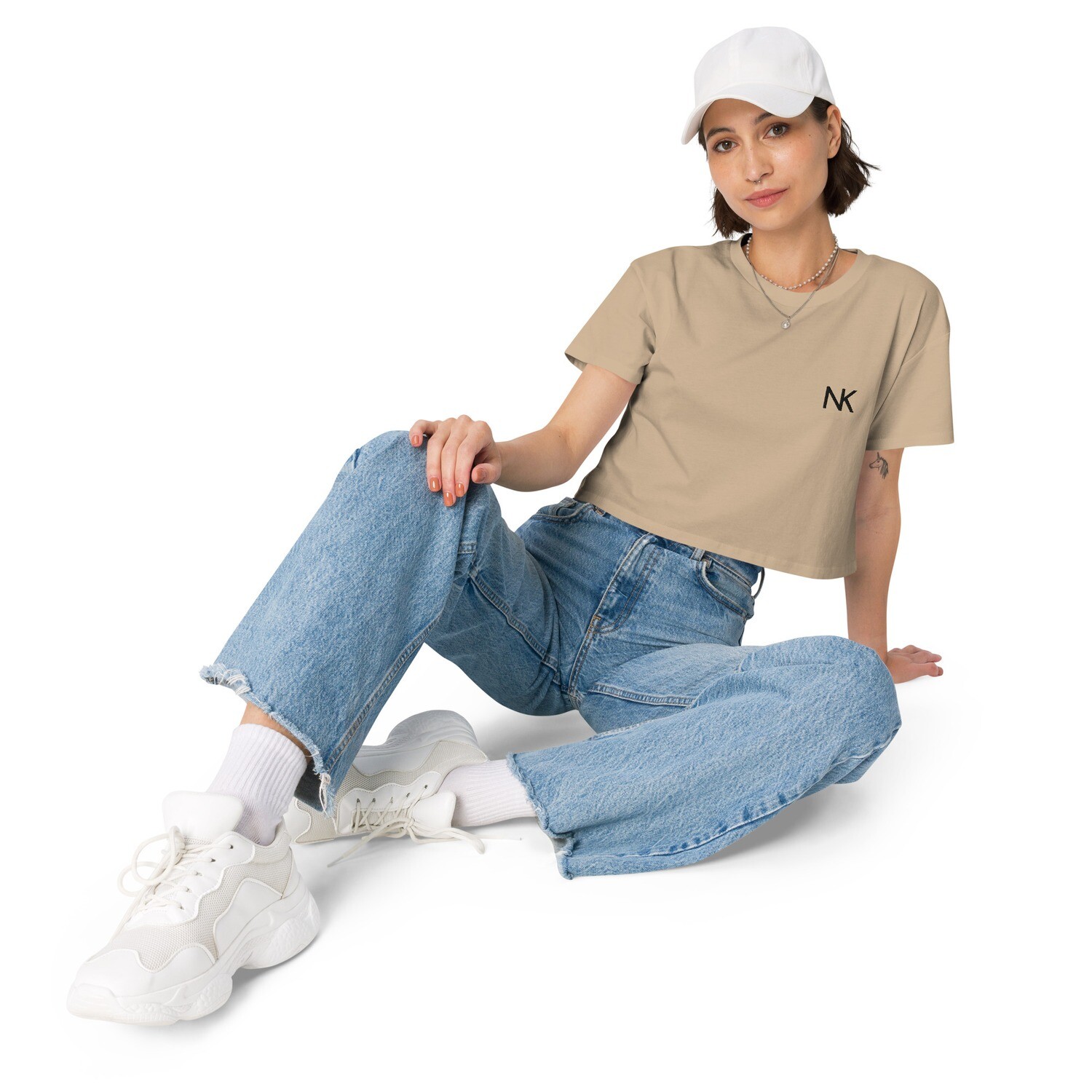 Enké Monogram Women’s crop top
