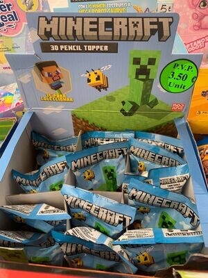Minecraft 3D Pencil Topper