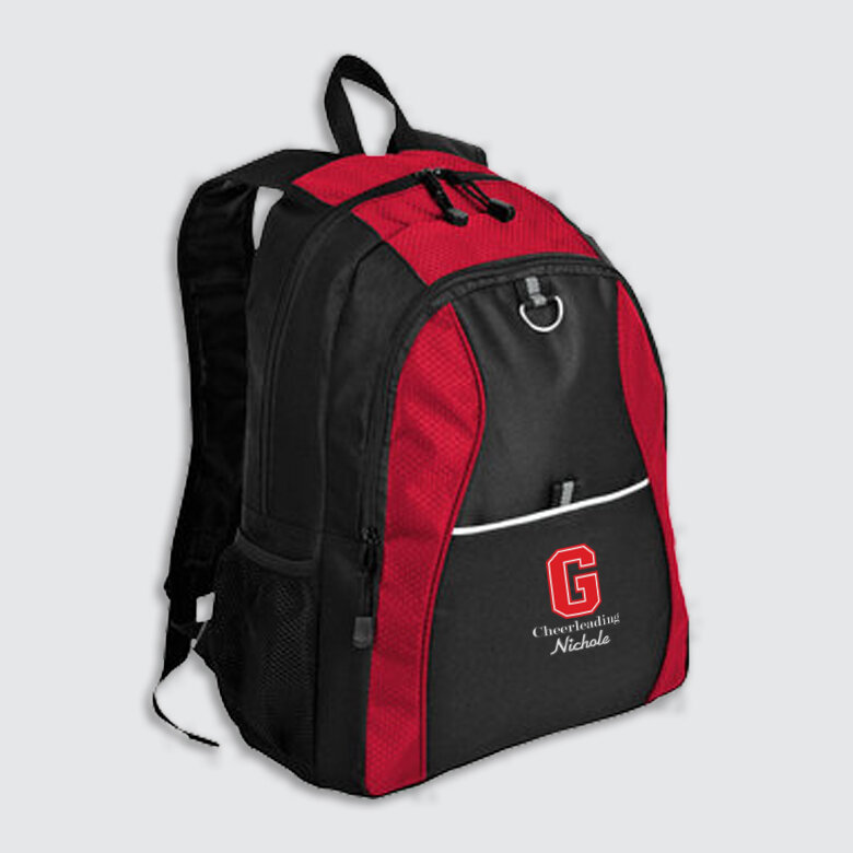 Big &#39;G&#39; Cheerleading  Custom Honeycomb Backpack