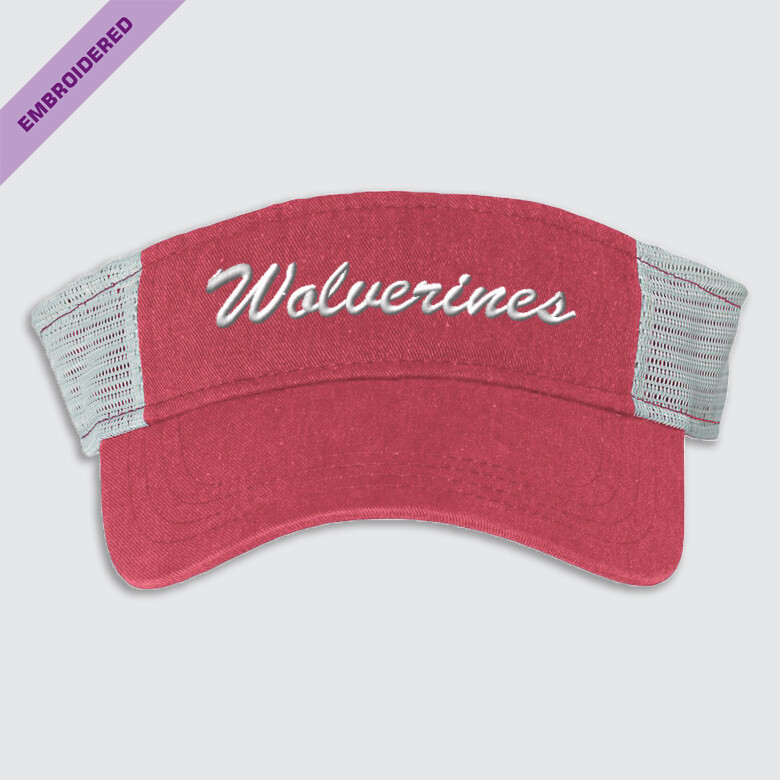 Script Wolverines Trucker Visor