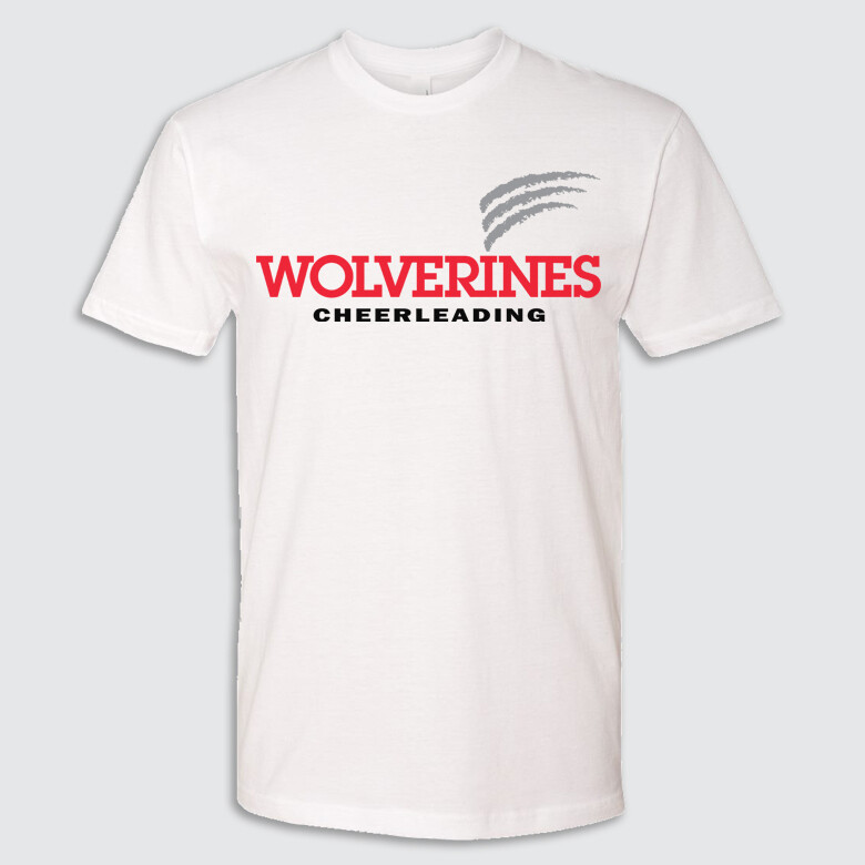 G-Wolverines-H2 Short-sleeve Tee, Size: S, Color: White