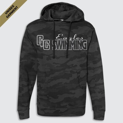 Eagles Swimming (Stealth) Camo Hoodie