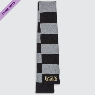 EAGLES Wrestling Rugby-striped Scarf