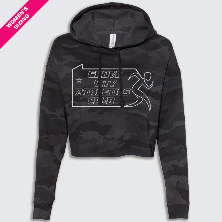 GCAC Stealth ladies Crop Camo Hoodie