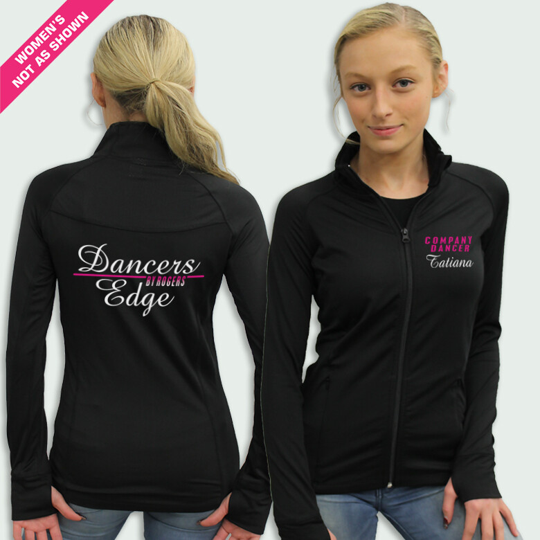 DE Company Dancer Custom Ladies Poly-Tech Full-Zip Track Jacket