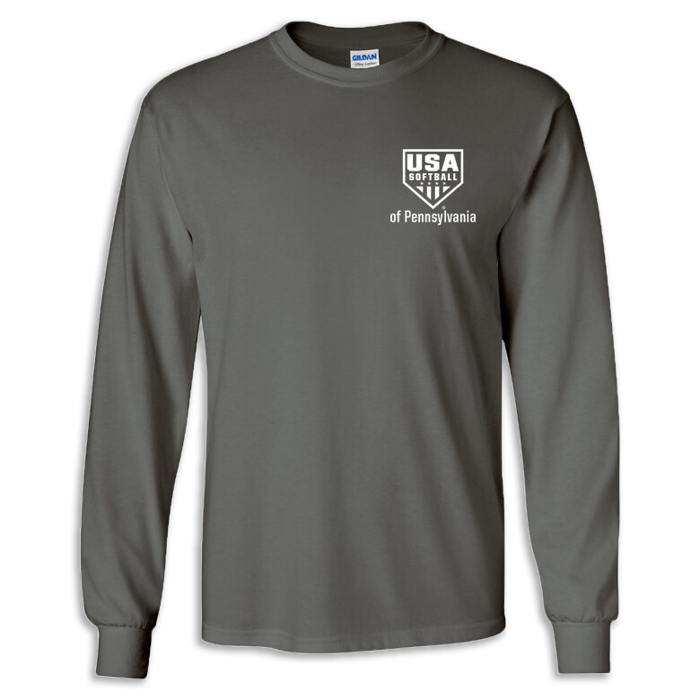HPx1 Long-sleeve T-shirt, Color: Charcoal, Size: S