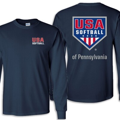 USA Softball Team Pennsylvania Long-sleeve T-shirt