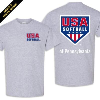 USA Softball Team Pennsylvania Short-sleeve Tee