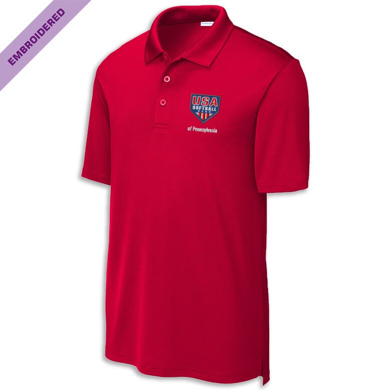 HP-EMB Sport-Tek Men's Sideline Polo