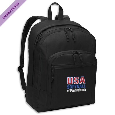 USA-P STACKED Port Authority Small Backpack