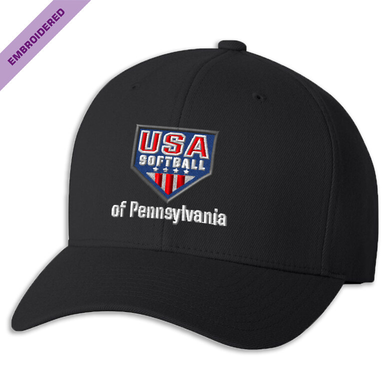 HP-EMB Flexfit Wool-blend Cap, Size: S/M