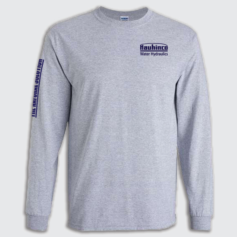 Hauhinco LC-SLV 1X Long-sleeve T-Shirt, Color: Sport Grey, Size: S