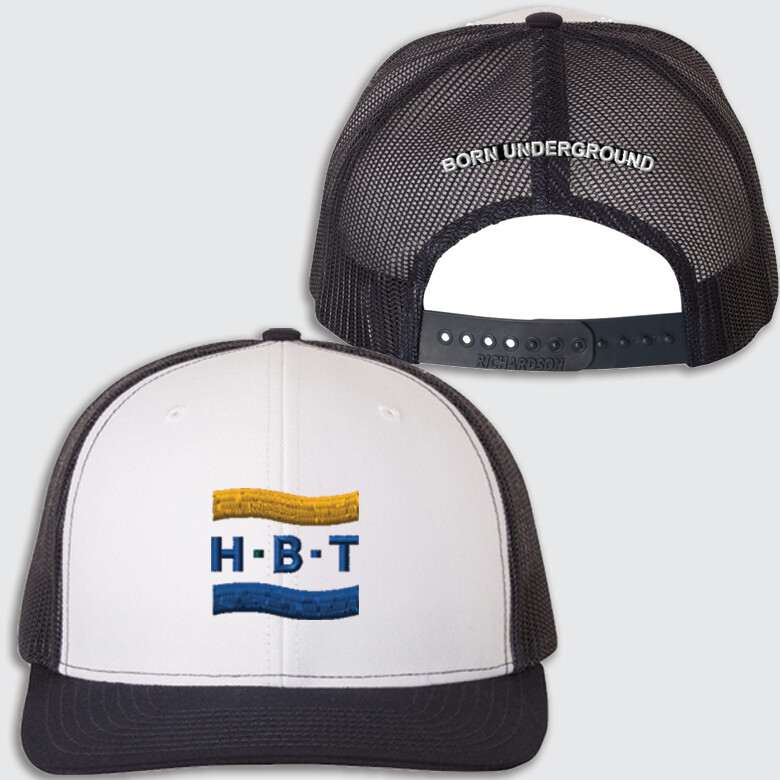 HBT Richardson Snapback Trucker Cap, Color: White