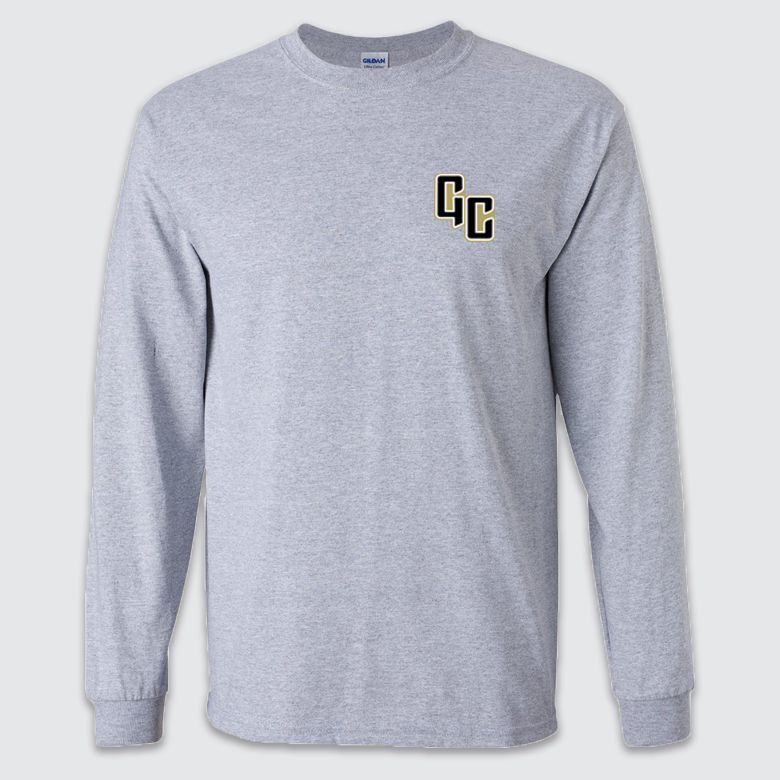 GC-LC Long Sleeve T-shirt, Color: Grey, Size: S