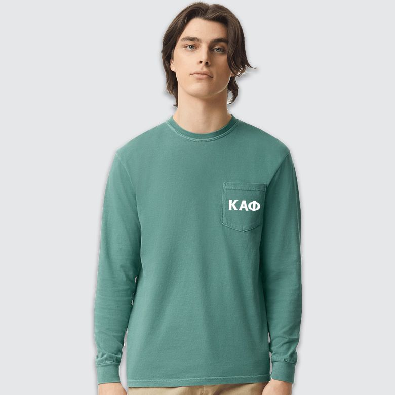 KAP Light Green LS Pocket Shirt