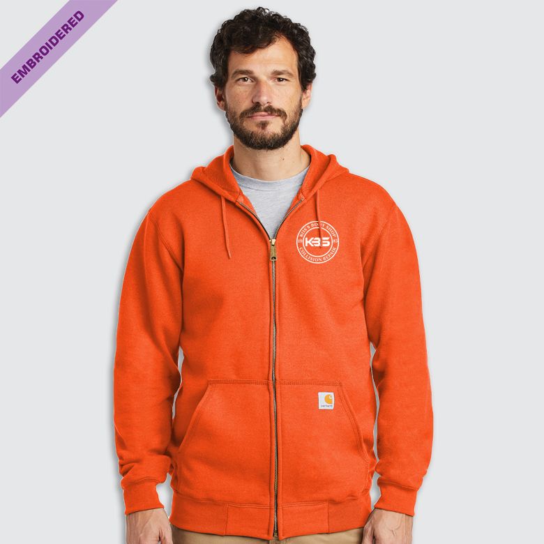 KBS Circle EMB Carhartt Full-zip Hood