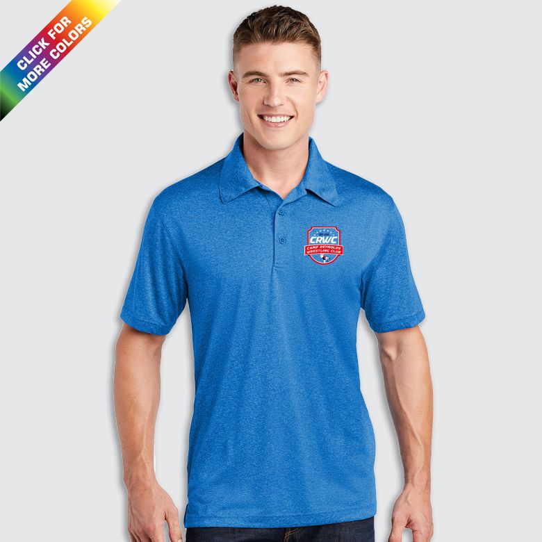 CRWC-Crest LC-DTF Sport-Tek Heather Contender Polo