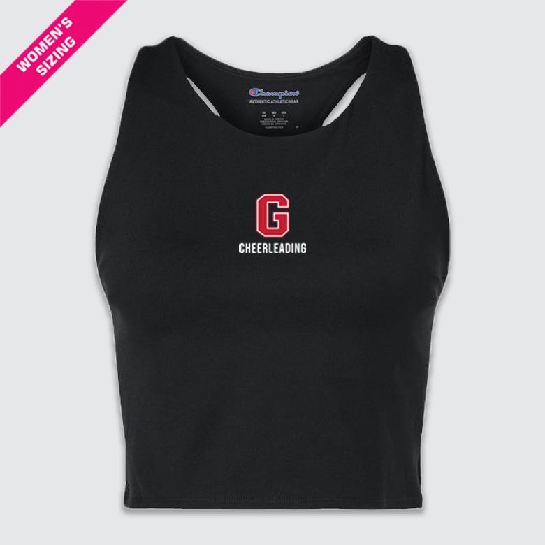 Women&#39;s Champion Lil&#39; &#39;G&#39; Crop Racerback Tank