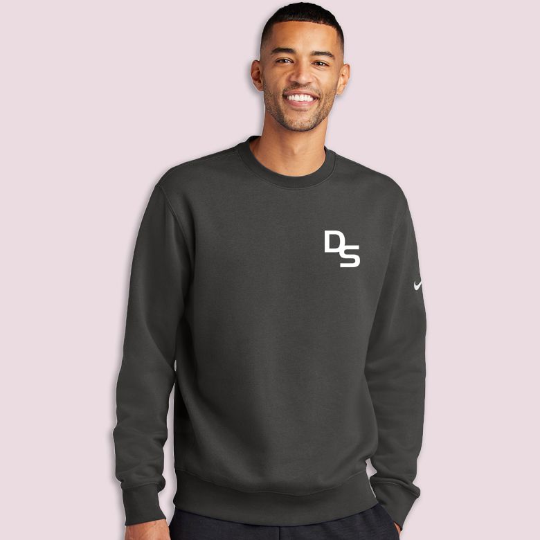 DS-button Logo NIKE Club Fleece Crew