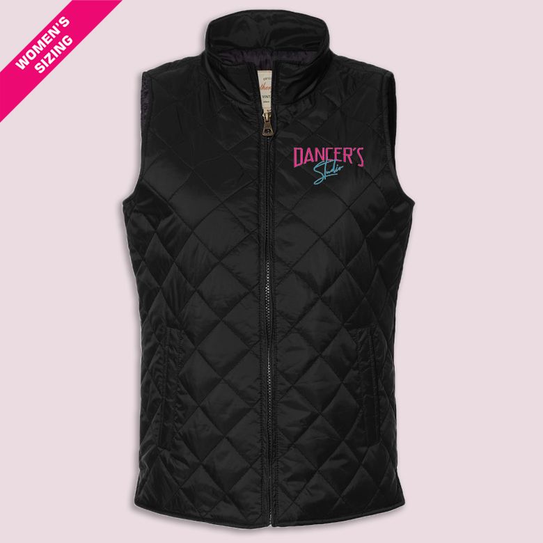 DANCER&#39;S Studio Women&#39;s Vintage Diamond Quilted Vest