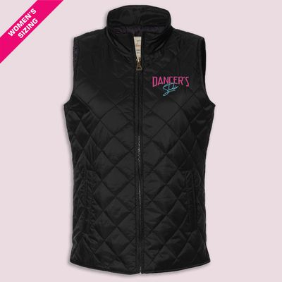 DANCER&#39;S Studio Women&#39;s Vintage Diamond Quilted Vest