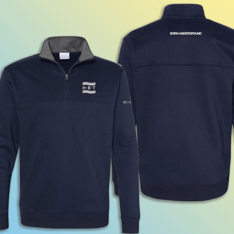 HBT-BU-EMB Columbia Hart Mountain™ II Half-Zip Pullover  Sweatshirt