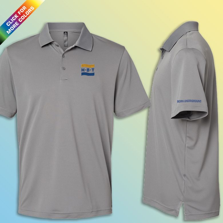 HBT-BU-EMB Adidas Men&#39;s Performance Polo