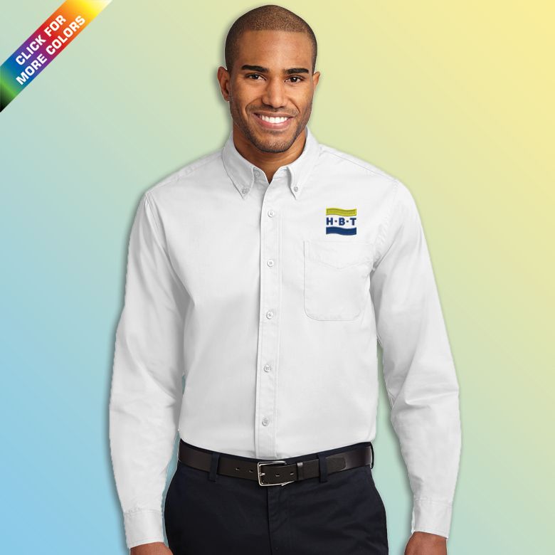 HBT-EMB Port Authority® Long Sleeve Easy Care Shirt