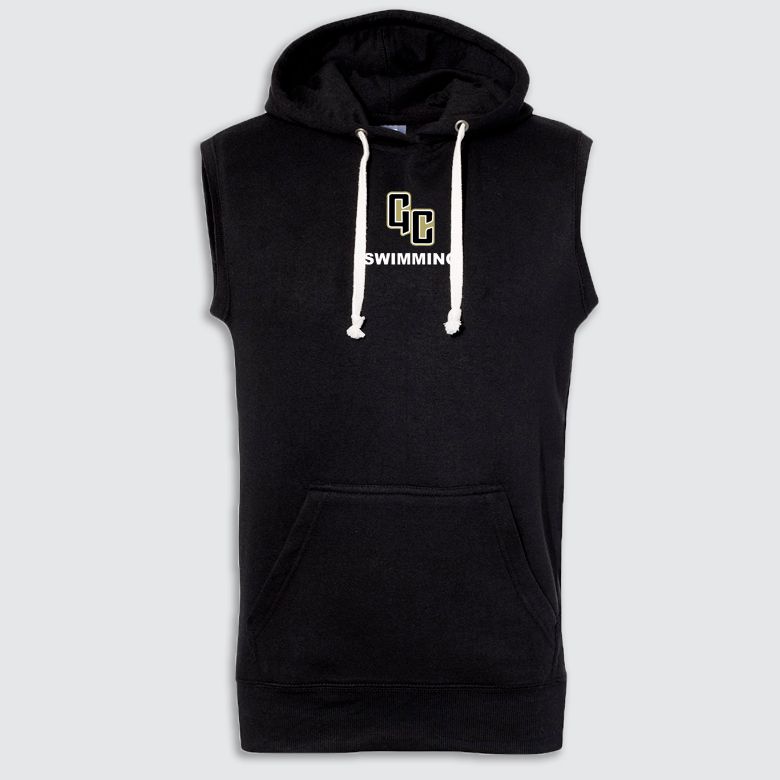 GC3X-DTF Swimming Triblend Sleeveless Hooded Sweatshirt
