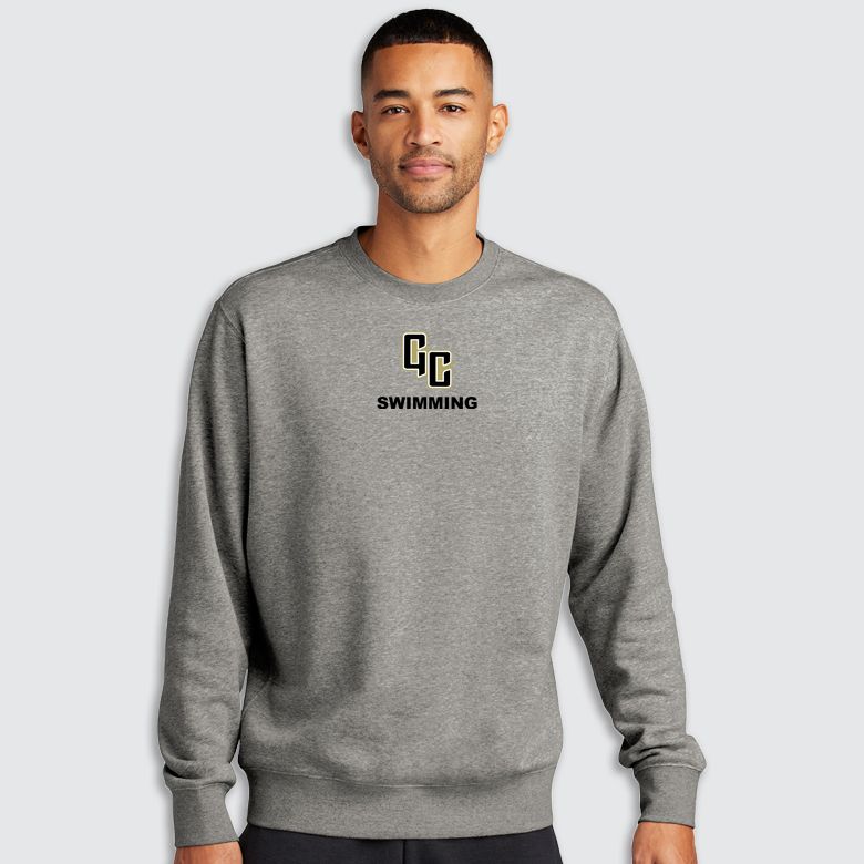 GC3X-DTF Swimming Nike Club Fleece Sleeve Swoosh Crew
