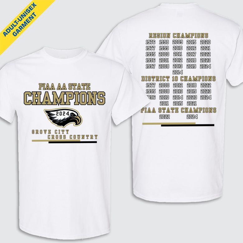 2024 GCXC State Champion SS Tees