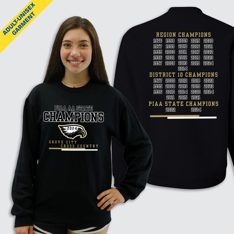 2024 GCXC State Champion Softstyle Midweight Crew Fleece