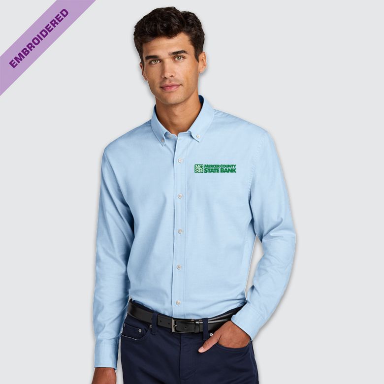 MCSB Embroidered Modern Oxford Shirt