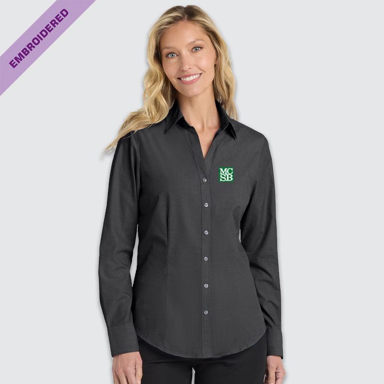 Women&#39;s Crosshatch Easy Care MCSB Shirt