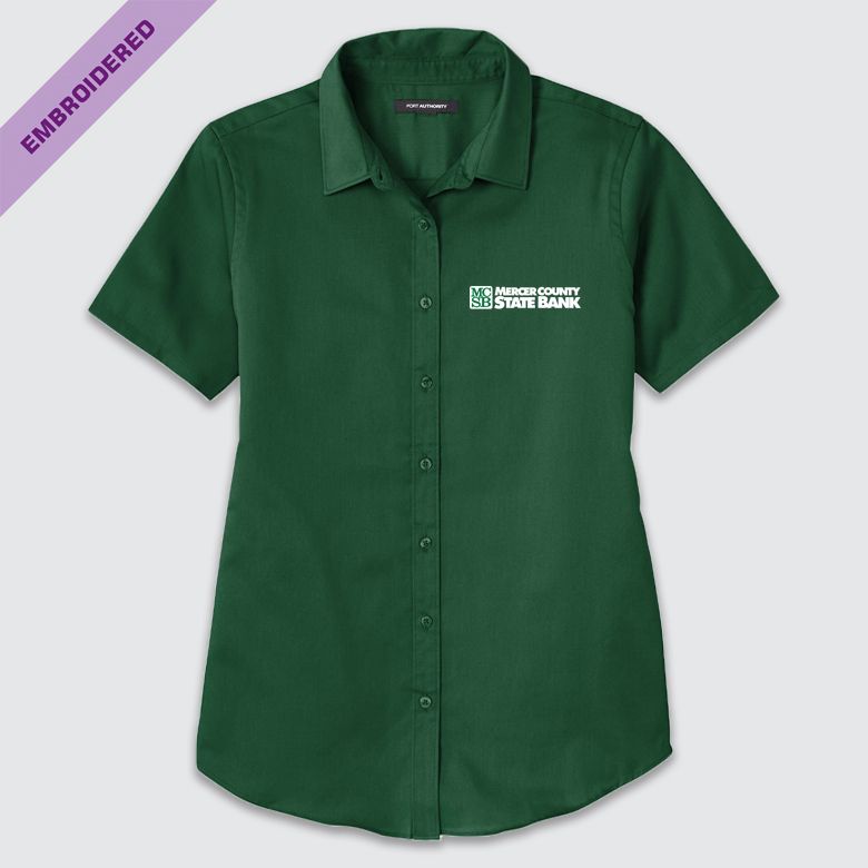 Women&#39;s MCSB Short Sleeve SuperPro React Twill Shirt