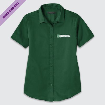 Women&#39;s MCSB Short Sleeve SuperPro React Twill Shirt